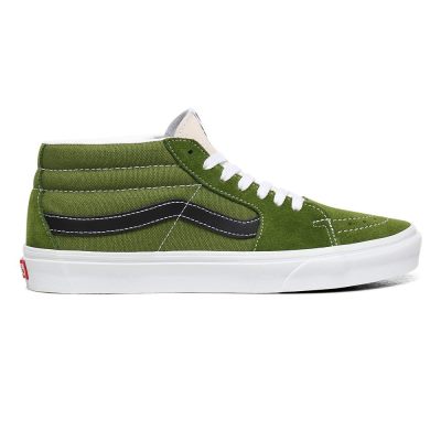 Vans Retro Sport Sk8-Mid - Kadın Bilekli Ayakkabı (Yeşil)